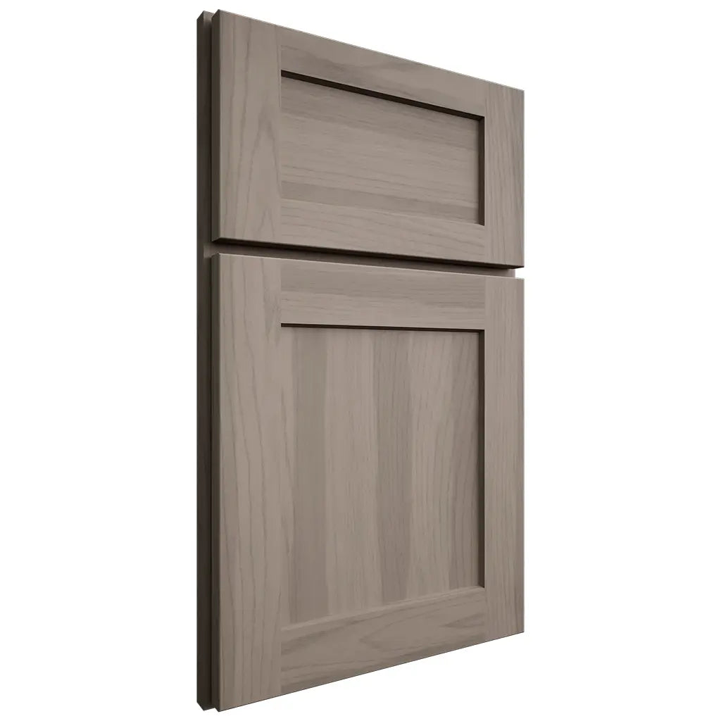 Shiloh Cabinetry Full Overlay Hanover Hickory Plain Cut Sterling Door
