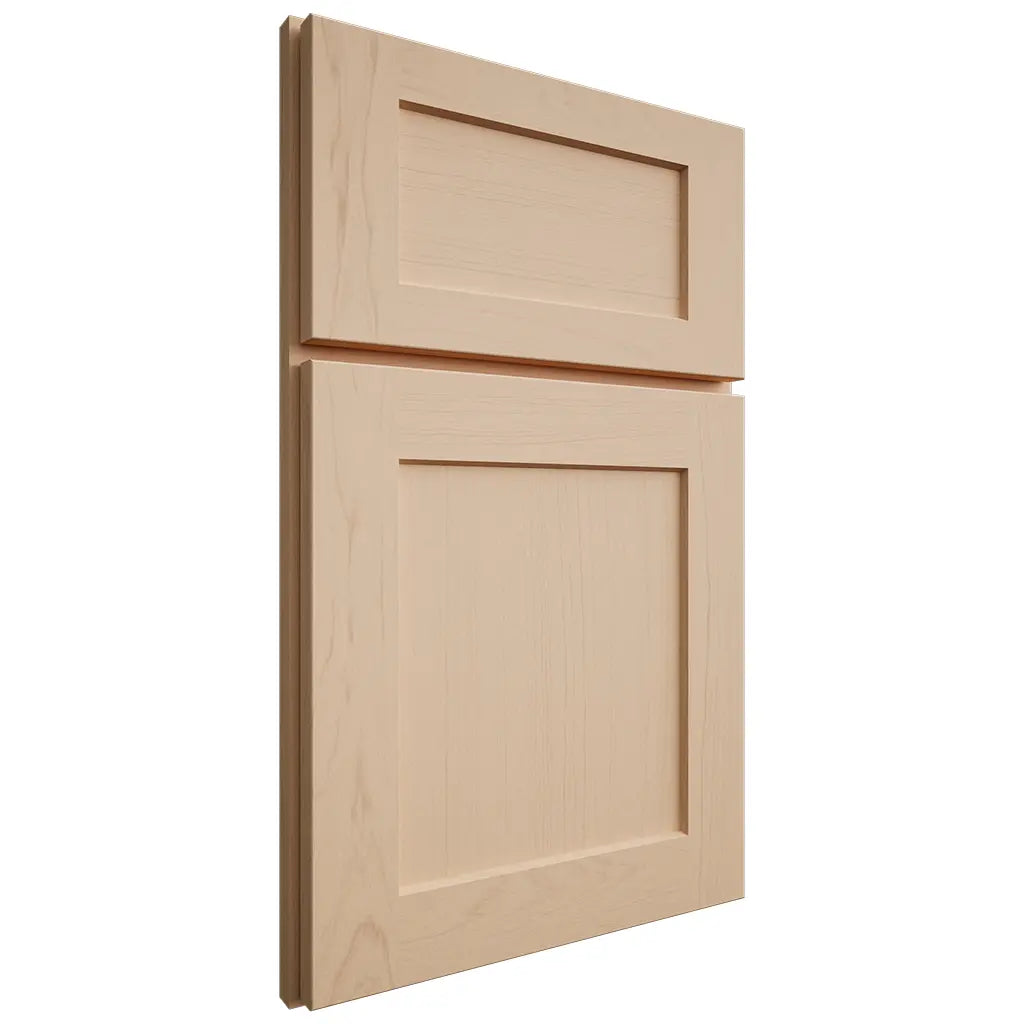 Shiloh Cabinetry Full Overlay Hanover Maple Plain Cut Natural Door