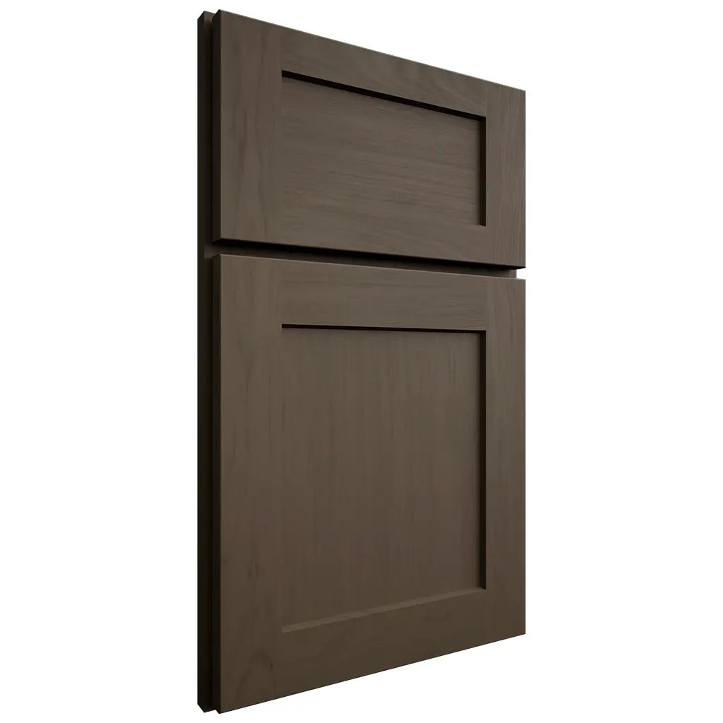 Shiloh Cabinetry Full Overlay Hanover Maple Plain Cut Perfect Brown Door