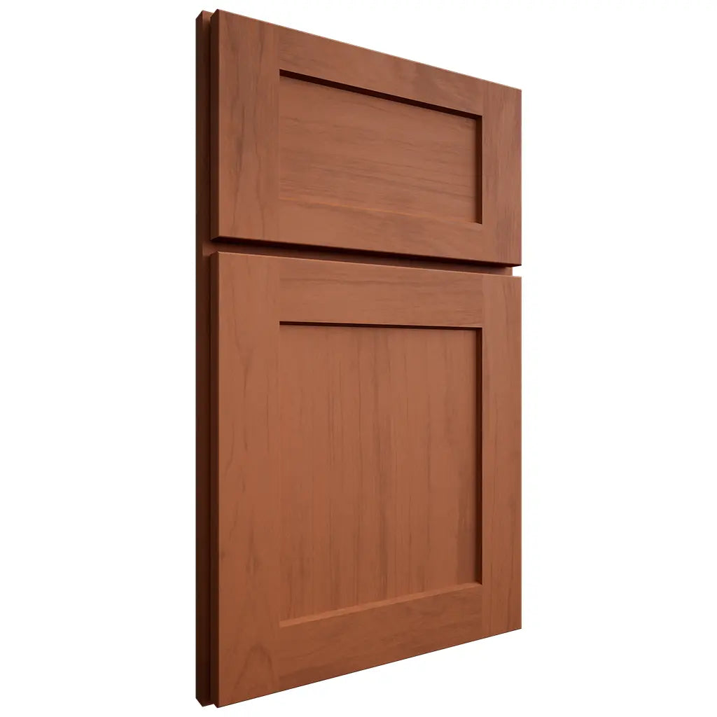 Shiloh Cabinetry Full Overlay Hanover Maple Plain Cut Spice Door