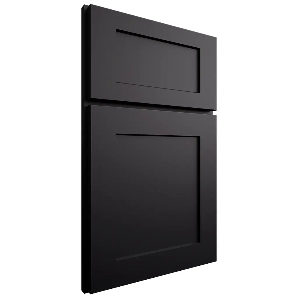Shiloh Cabinetry Full Overlay Hanover Paintable Black Door