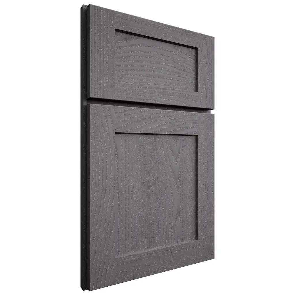 Shiloh Cabinetry Full Overlay Hanover Red Oak Plain Cut Cadet Door