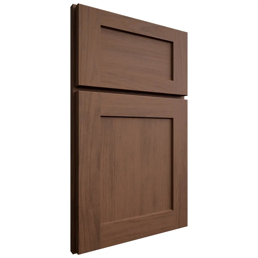Shiloh Cabinetry Full Overlay Hanover Walnut Plain Cut Natural Door