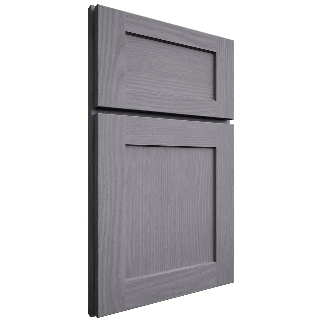 Shiloh Cabinetry Full Overlay Hanover White Oak Plain Cut Cadet Door