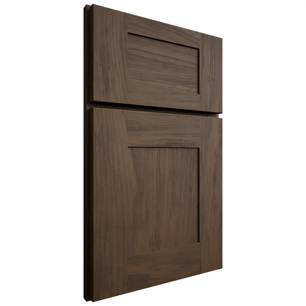 Shiloh Cabinetry Full Overlay Hartford Alder Plain Cut Caviar Door