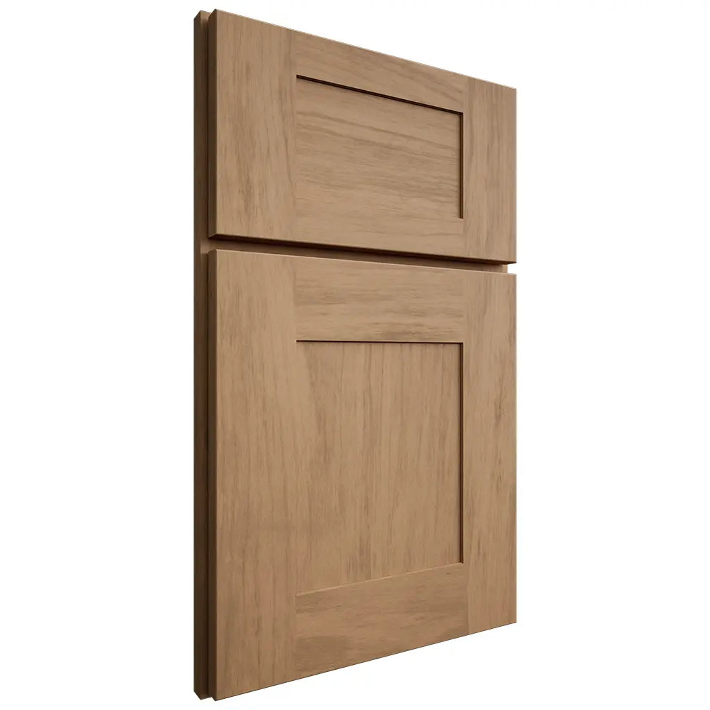 Shiloh Cabinetry Full Overlay Hartford Alder Plain Cut Dusty Road Door