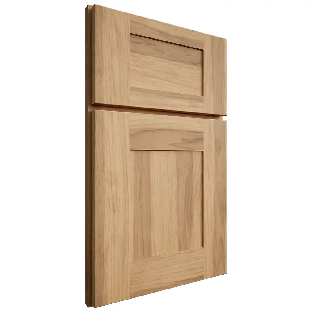 Shiloh Cabinetry Full Overlay Hartford Hickory Plain Cut Natural Door