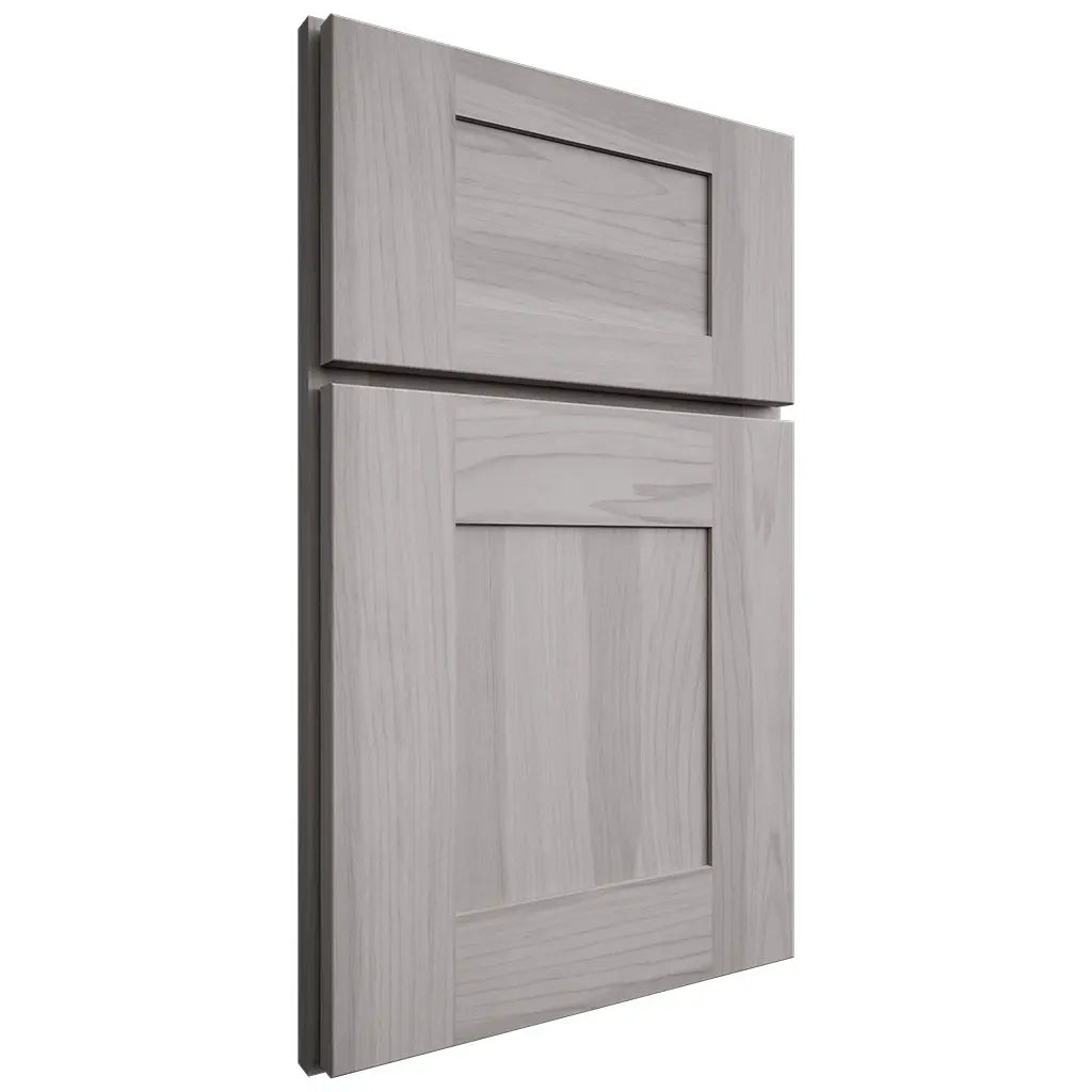 Shiloh Cabinetry Full Overlay Hartford Hickory Plain Cut Stratus Door
