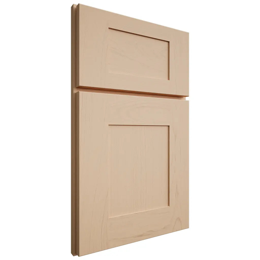 Shiloh Cabinetry Full Overlay Hartford Maple Plain Cut Natural Door