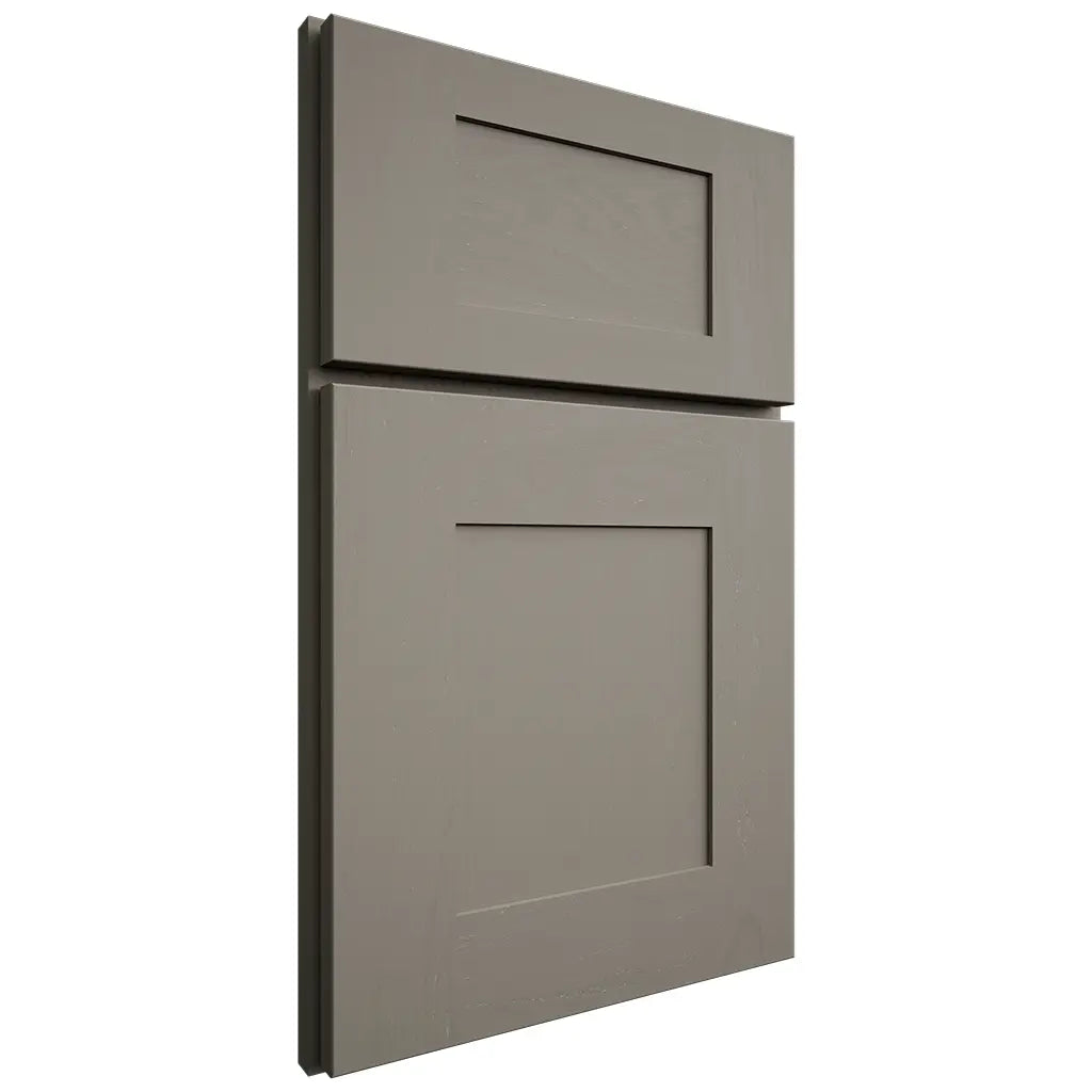 Shiloh Cabinetry Full Overlay Hartford Maple Plain Cut Thyme Door