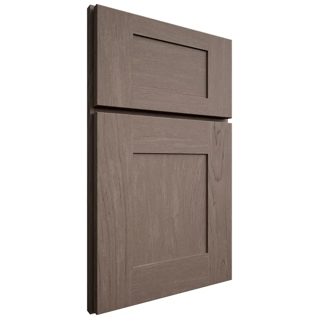Shiloh Cabinetry Full Overlay Hartford Poplar Plain Cut River Rock Door