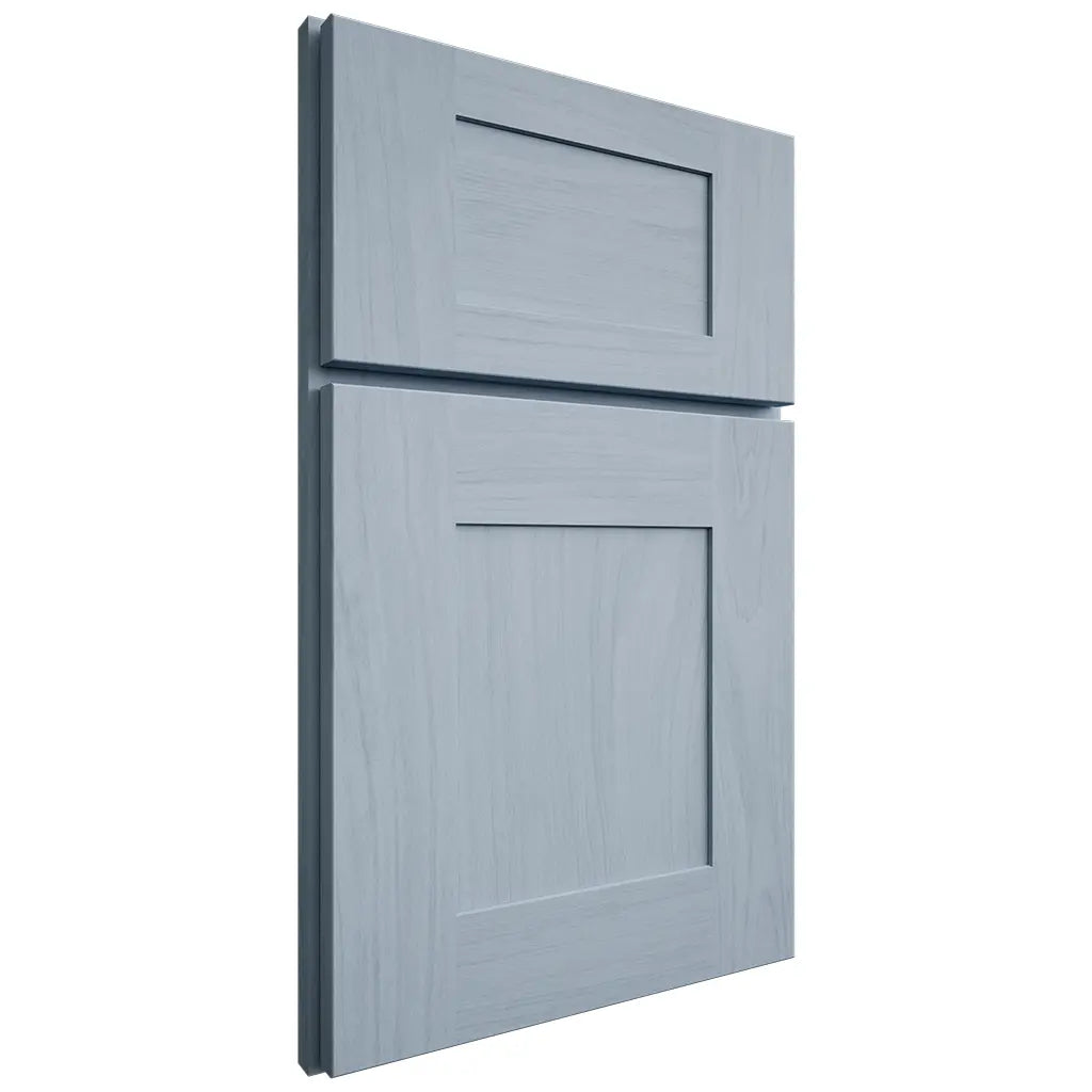 Shiloh Cabinetry Full Overlay Hartford Poplar Plain Cut Sky Door