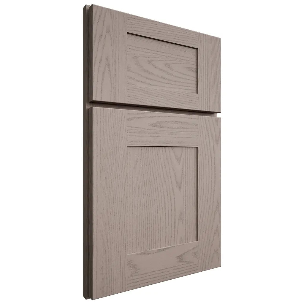 Shiloh Cabinetry Full Overlay Hartford Red Oak Plain Cut Sterling Door