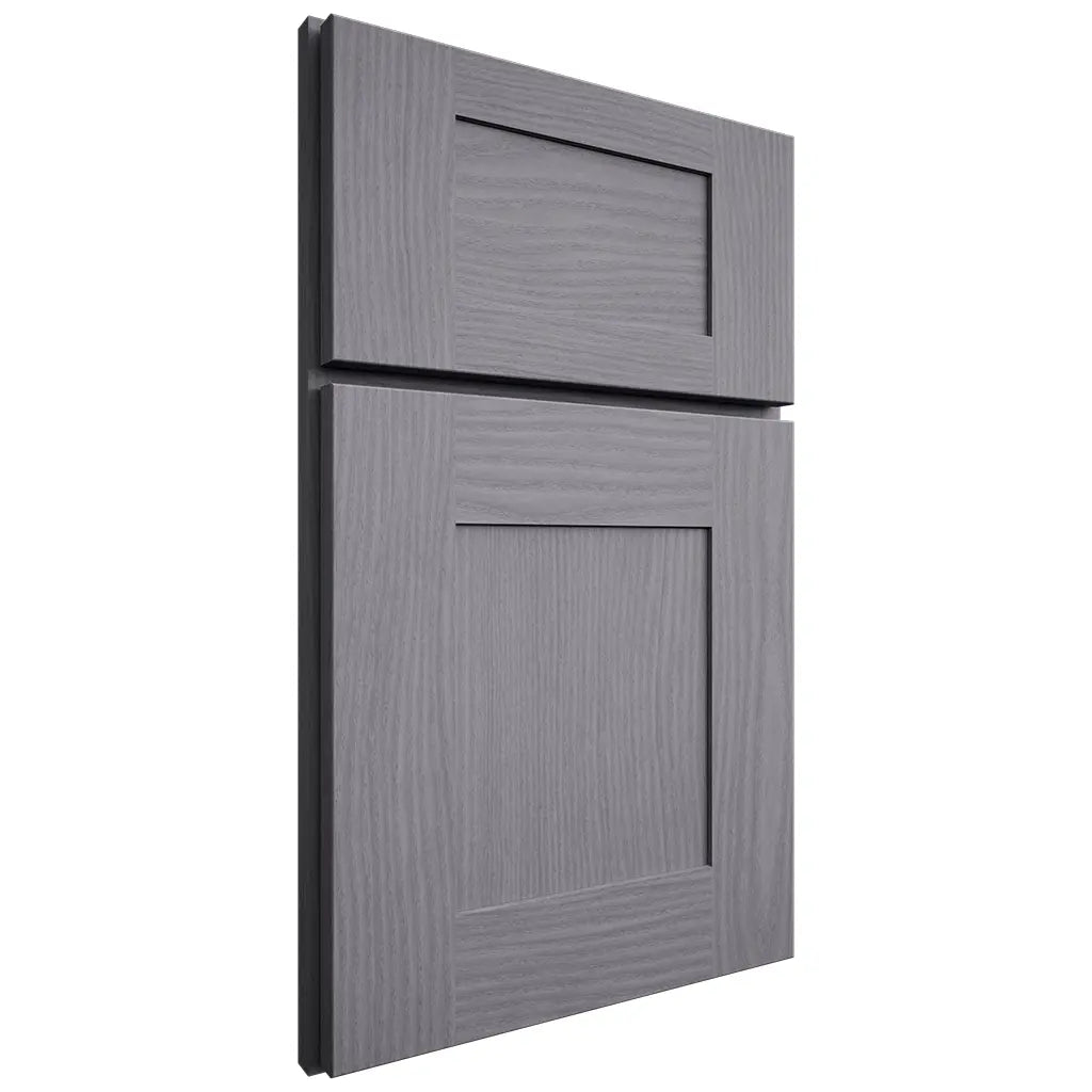 Shiloh Cabinetry Full Overlay Hartford White Oak Plain Cut Cadet Door
