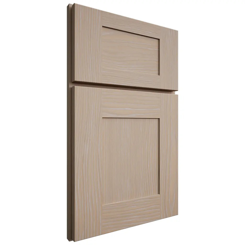 Shiloh Cabinetry Full Overlay Hartford White Oak Plain Cut Straw Door