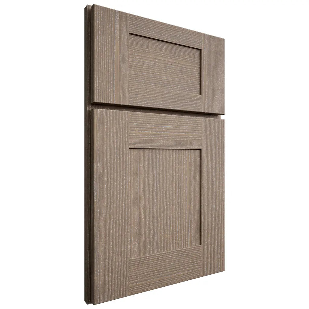 Shiloh Cabinetry Full Overlay Hartford White Oak Quarter Sawn Almond Door