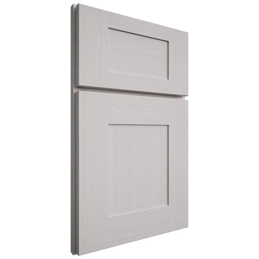 Shiloh Cabinetry Full Overlay Hartford White Oak Quarter Sawn Cotton Door