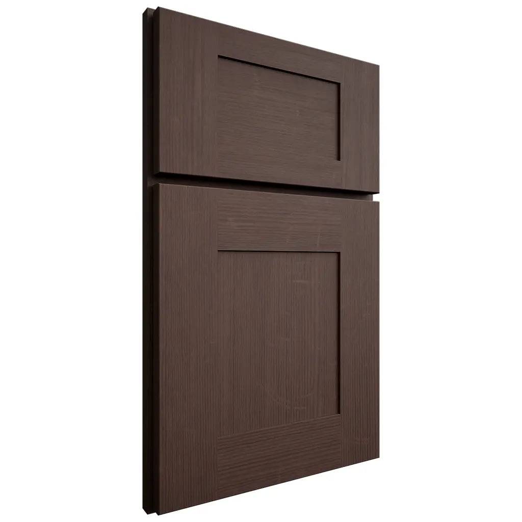 Shiloh Cabinetry Full Overlay Hartford White Oak Quarter Sawn Dusk Door