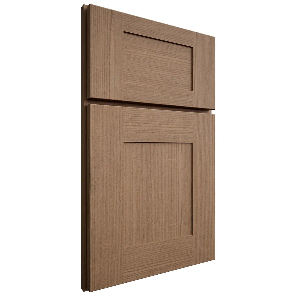 Shiloh Cabinetry Full Overlay Hartford White Oak Quarter Sawn Medium Door