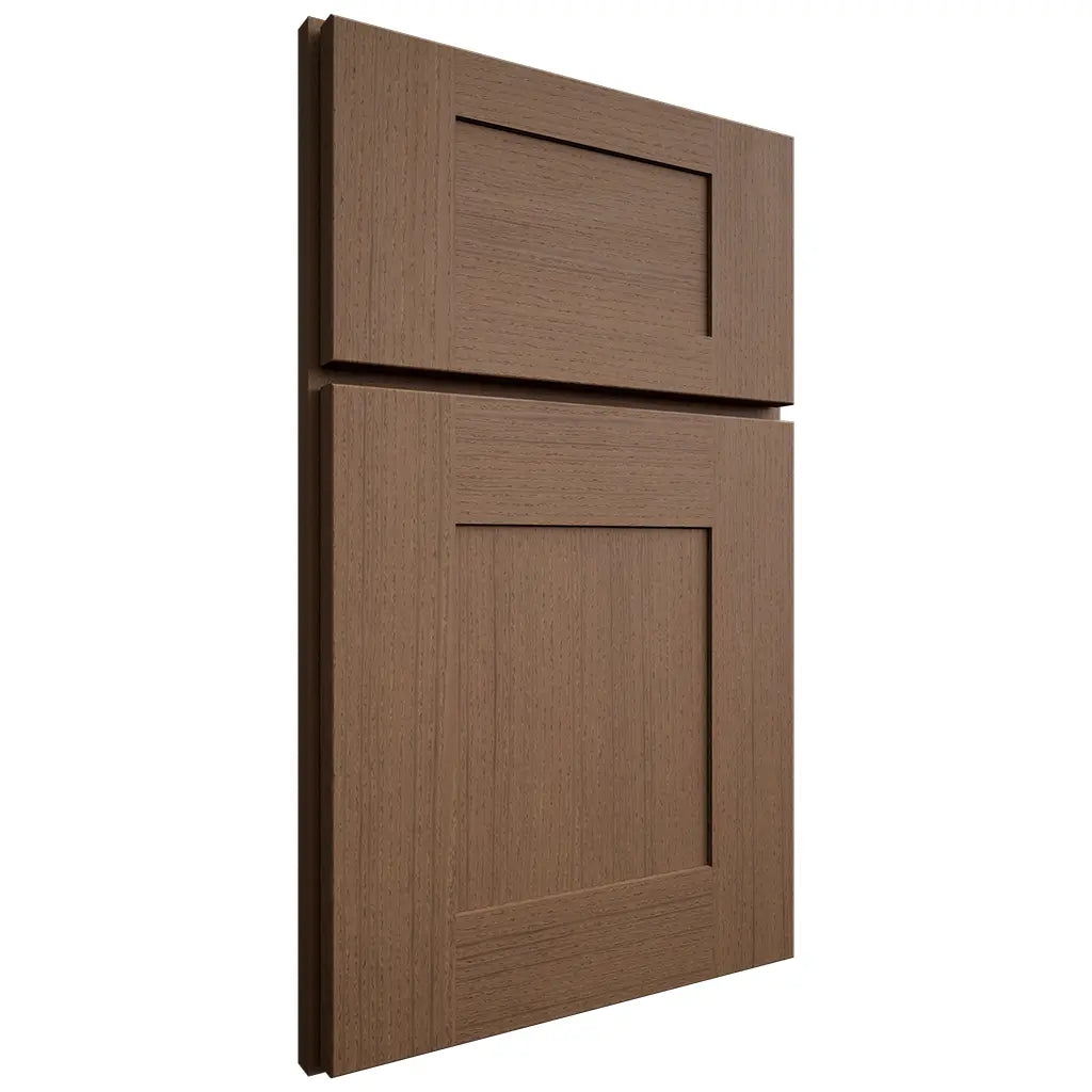 Shiloh Cabinetry Full Overlay Hartford White Oak Rift Cut Autumn Door