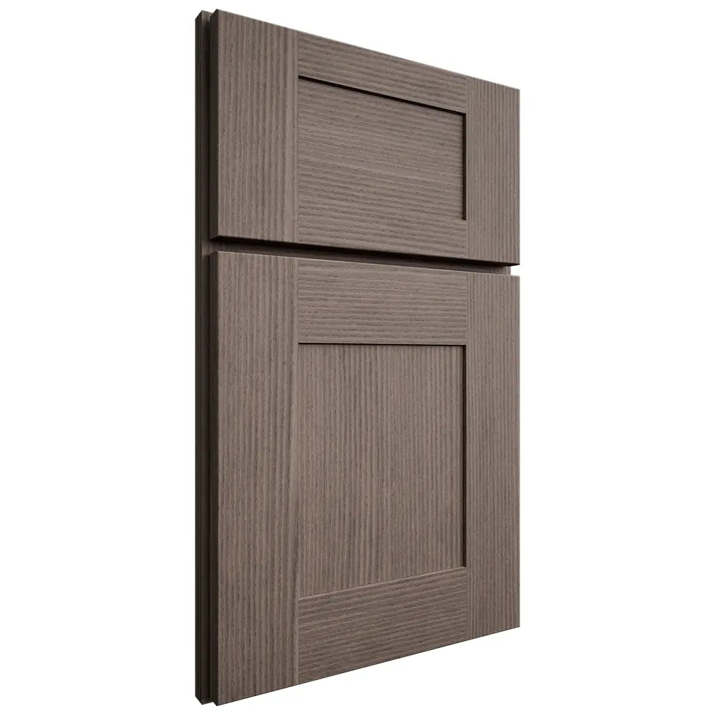 Shiloh Cabinetry Full Overlay Hartford White Oak Rift Cut Clay Door