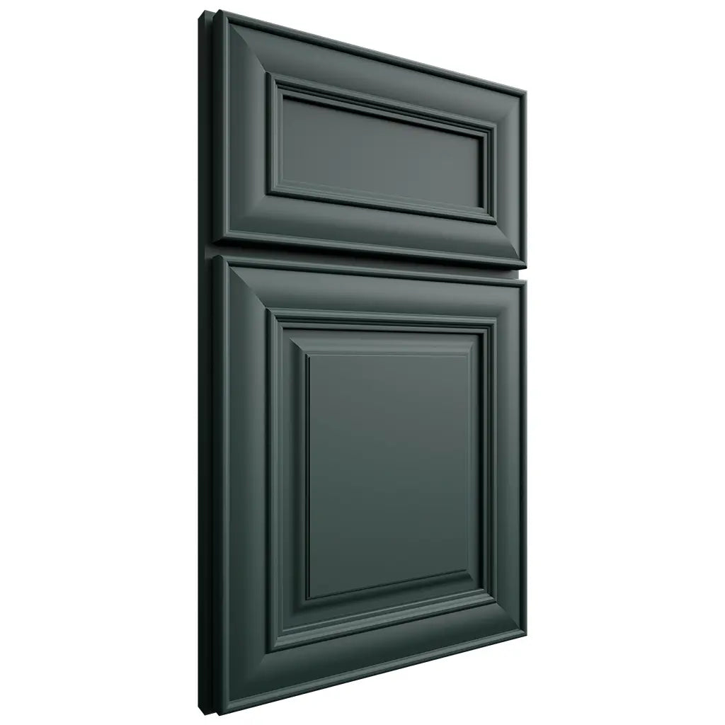 Shiloh Cabinetry Full Overlay Kendall Paintable Billiard Green Door
