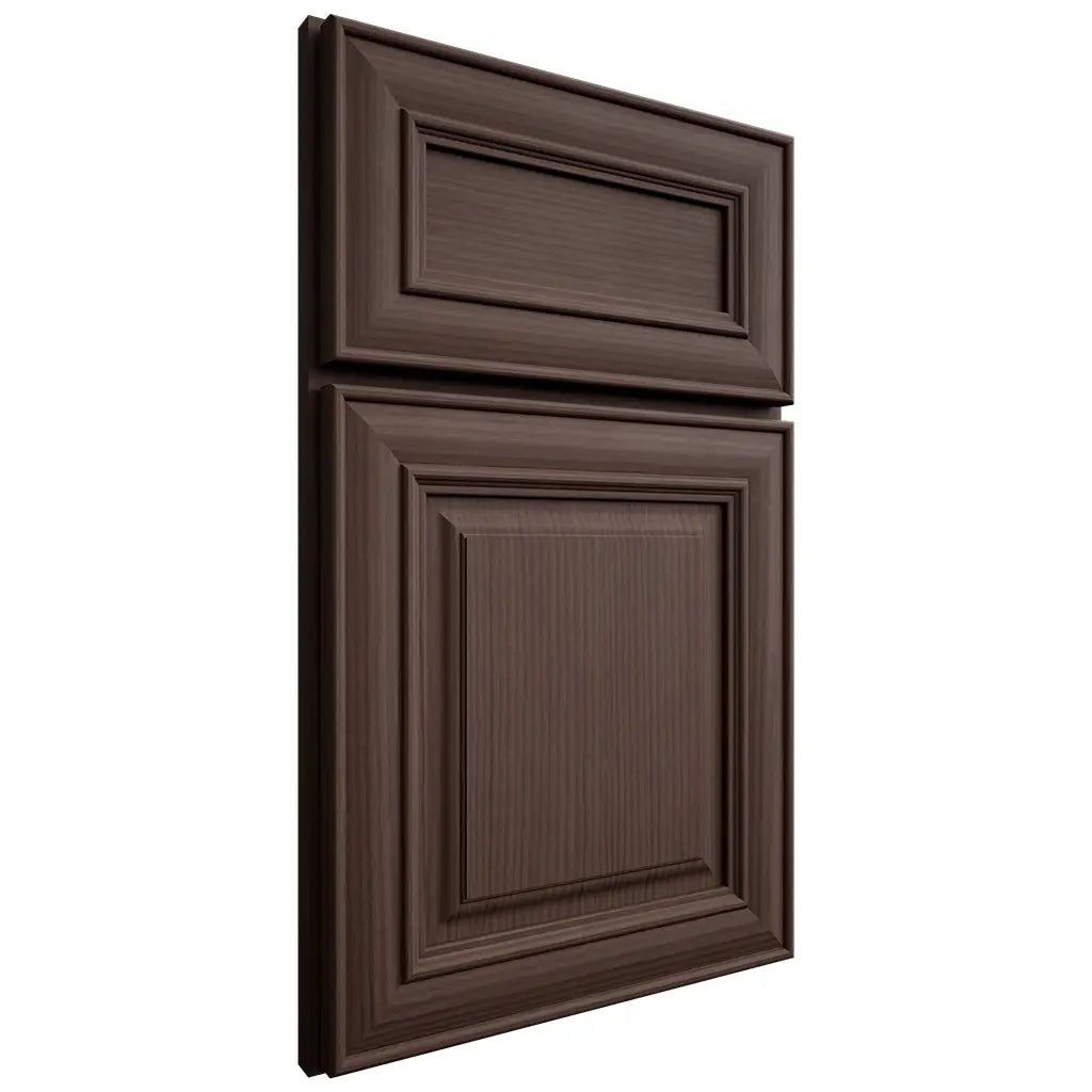 Shiloh Cabinetry Full Overlay Kendall White Oak Rift Cut Dusk Door