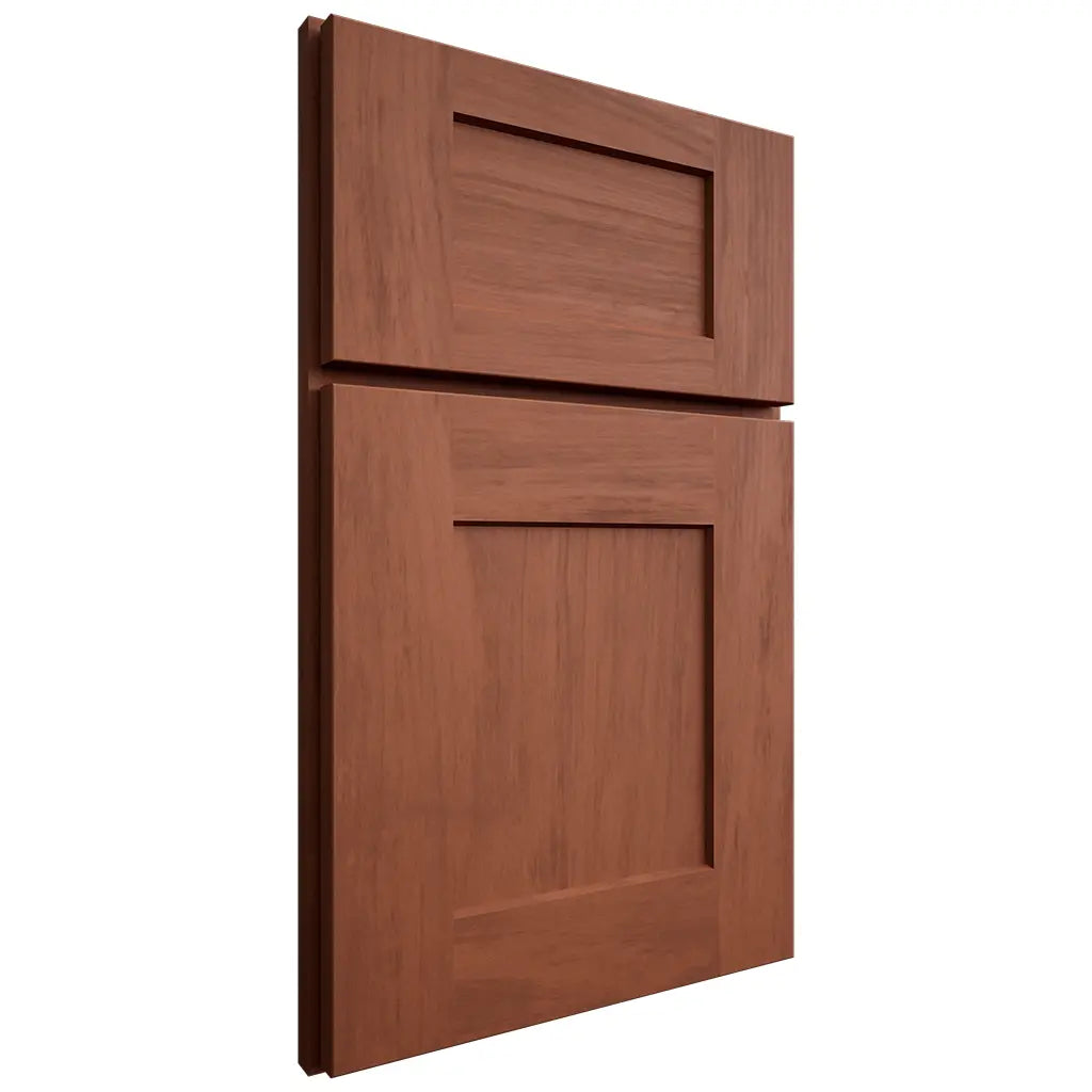 Shiloh Cabinetry Full Overlay Lancaster Alder Plain Cut Sierra Door