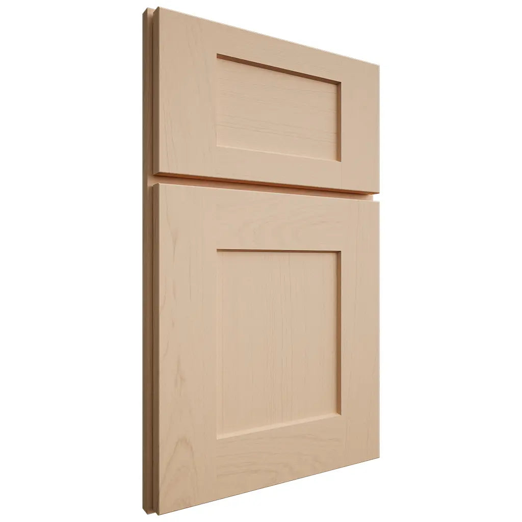 Shiloh Cabinetry Full Overlay Lancaster Maple Plain Cut Natural Door