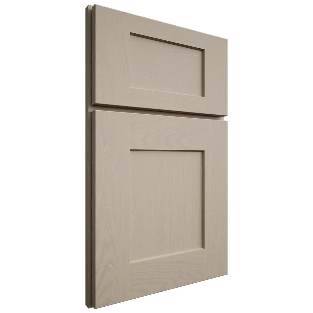 Shiloh Cabinetry Full Overlay Lancaster Maple Plain Cut Pebble Door