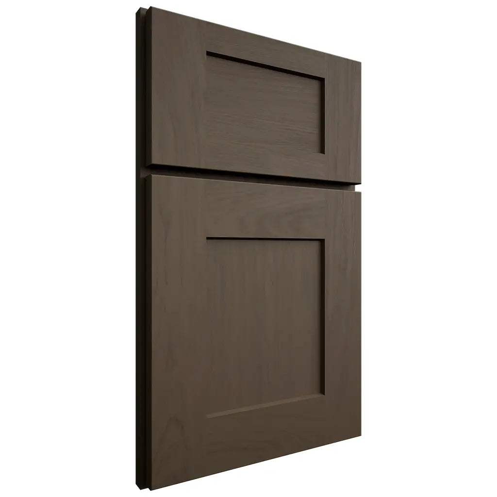 Shiloh Cabinetry Full Overlay Lancaster Maple Plain Cut Perfect Brown Door