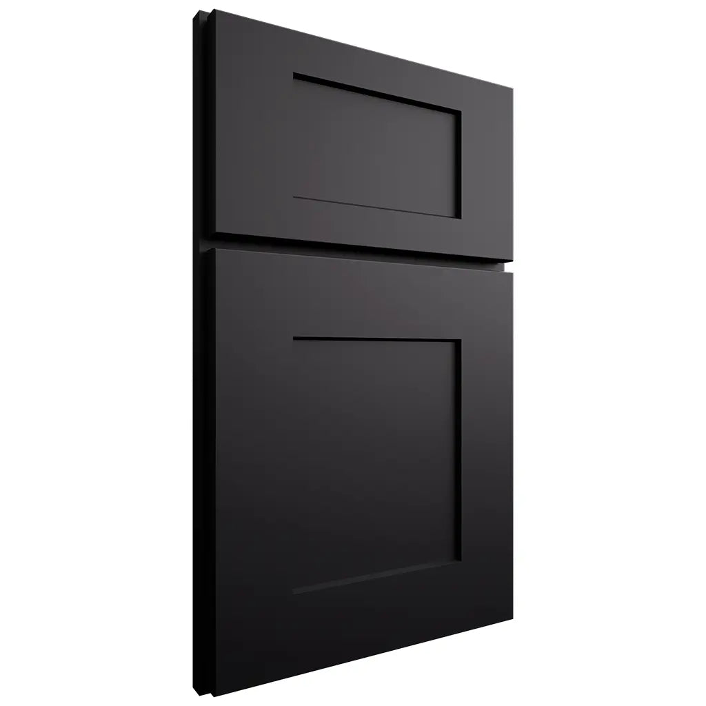 Shiloh Cabinetry Full Overlay Lancaster Paintable Black Door