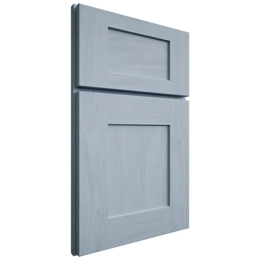 Shiloh Cabinetry Full Overlay Lancaster Poplar Plain Cut Sky Door