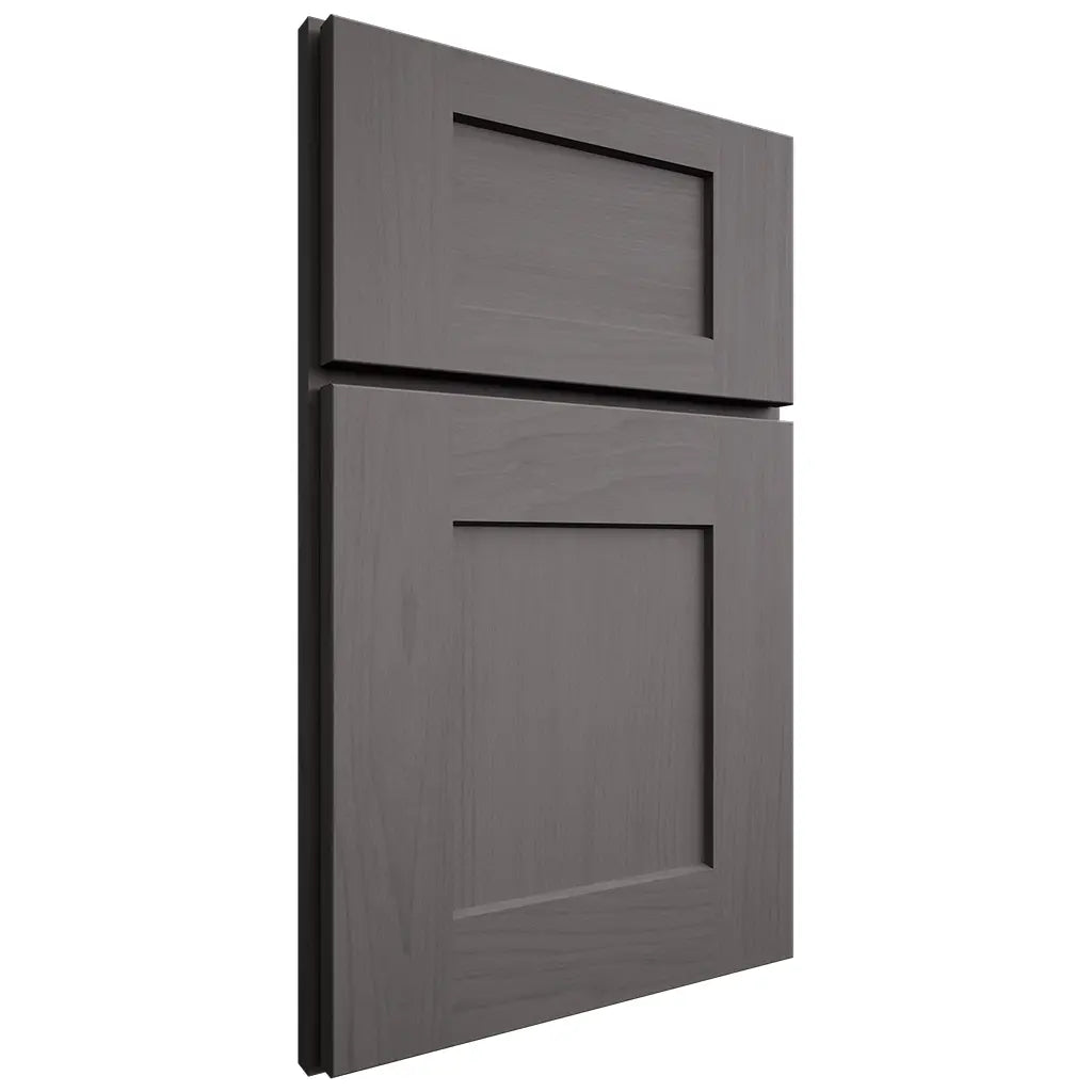 Shiloh Cabinetry Full Overlay Lancaster Walnut Plain Cut Cadet Door