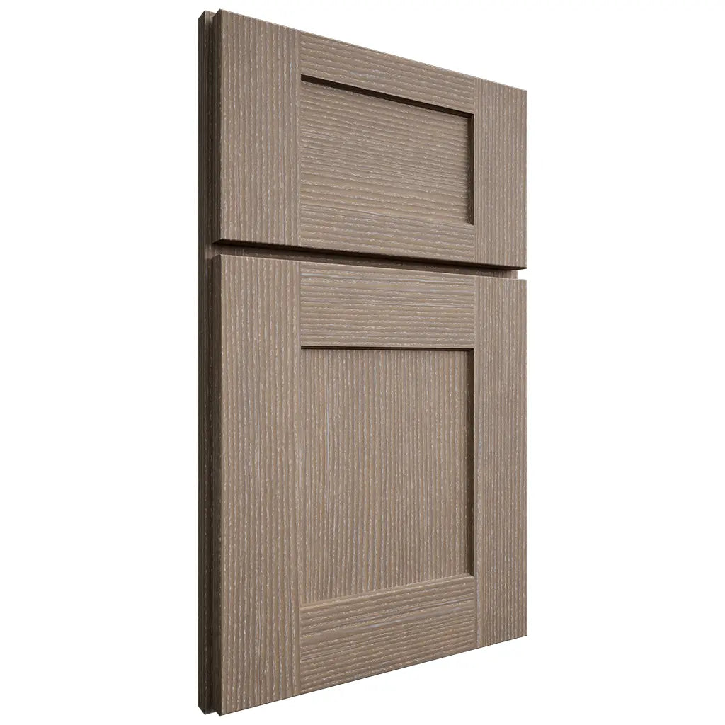 Shiloh Cabinetry Full Overlay Lancaster White Oak Rift Cut Almond Door