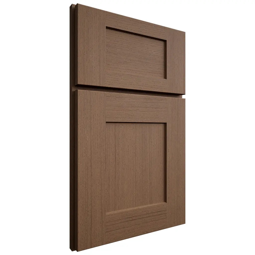 Shiloh Cabinetry Full Overlay Lancaster White Oak Rift Cut Autumn Door