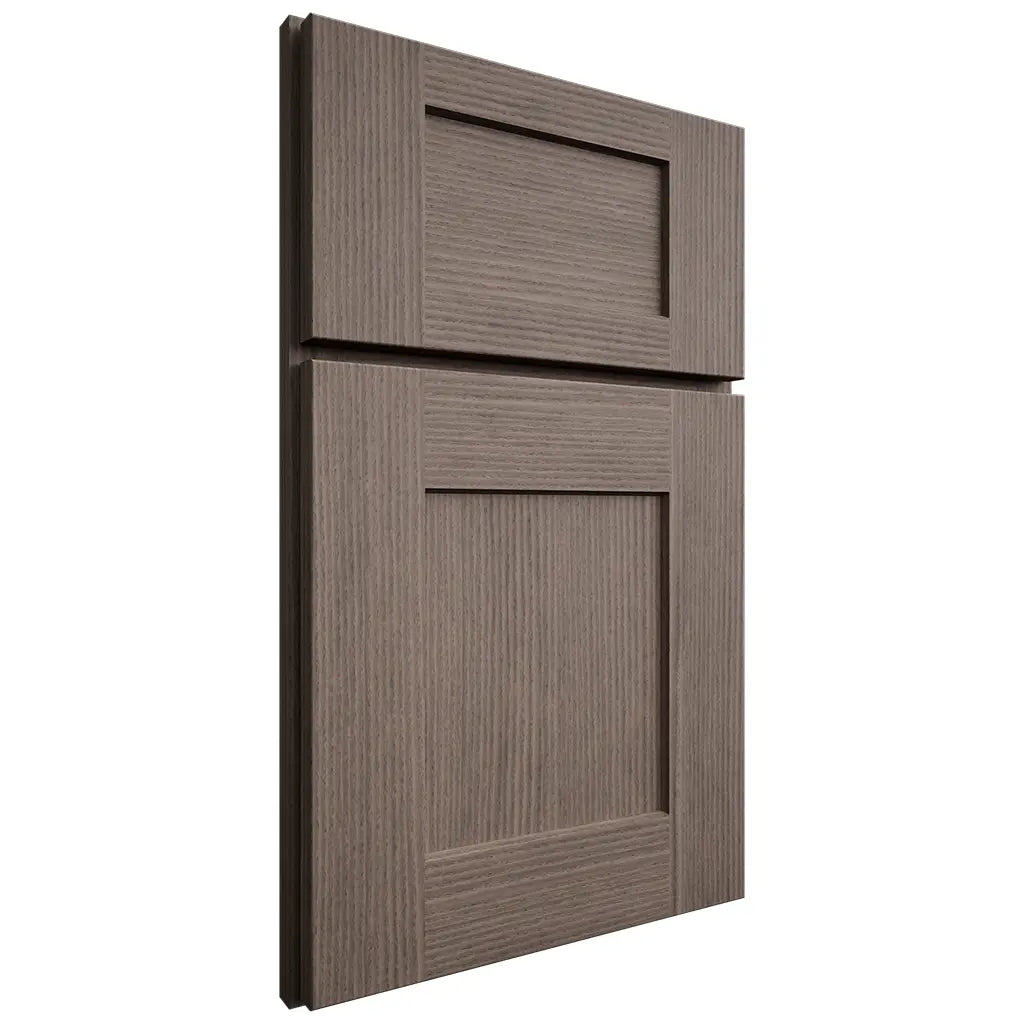 Shiloh Cabinetry Full Overlay Lancaster White Oak Rift Cut Clay Door