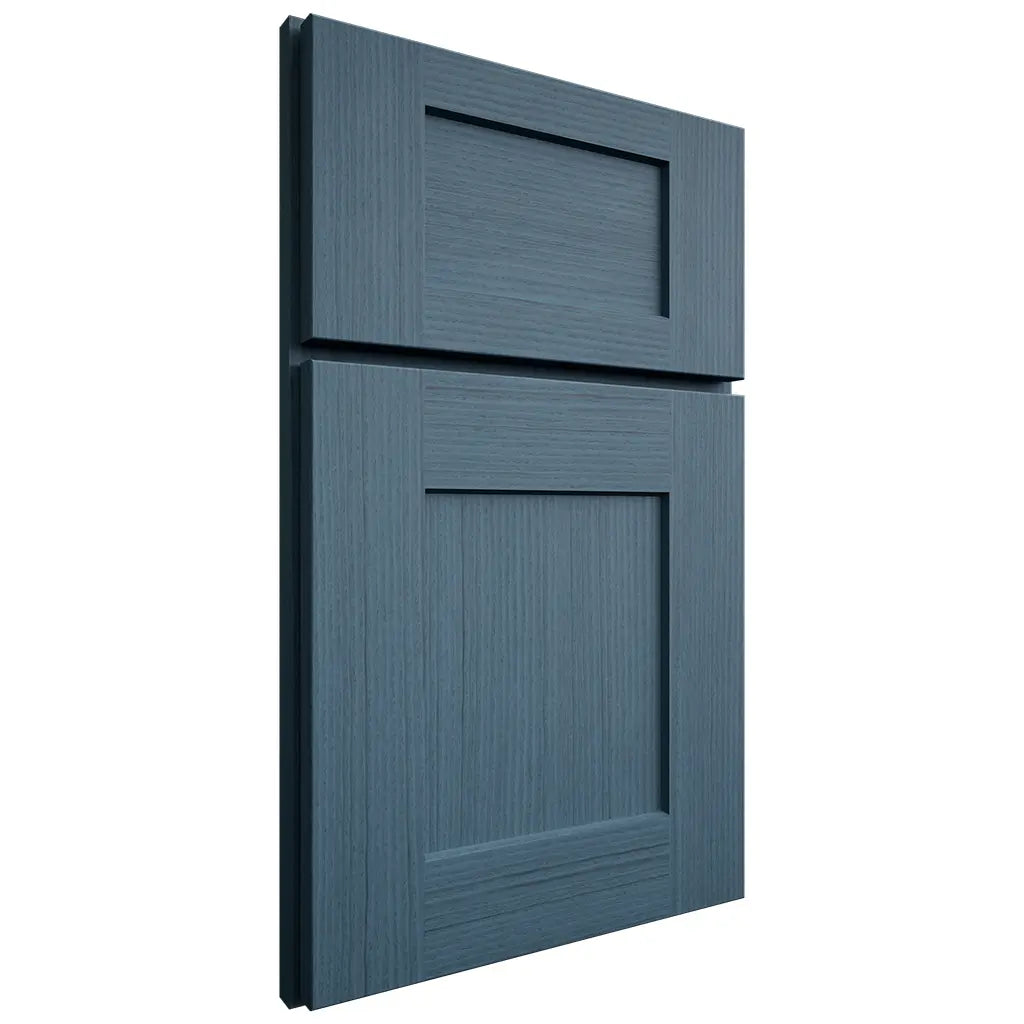 Shiloh Cabinetry Full Overlay Lancaster White Oak Rift Cut Hudson Door