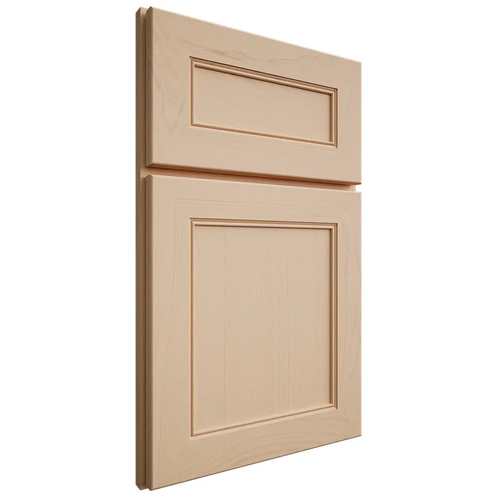Shiloh Cabinetry Full Overlay Landes Maple Plain Cut Natural Door