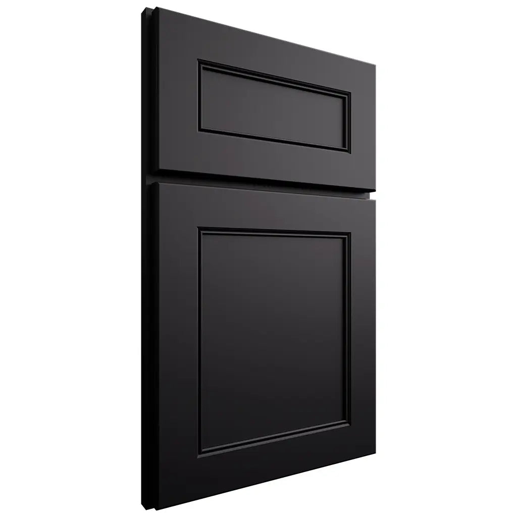 Shiloh Cabinetry Full Overlay Landes Paintable Black Door