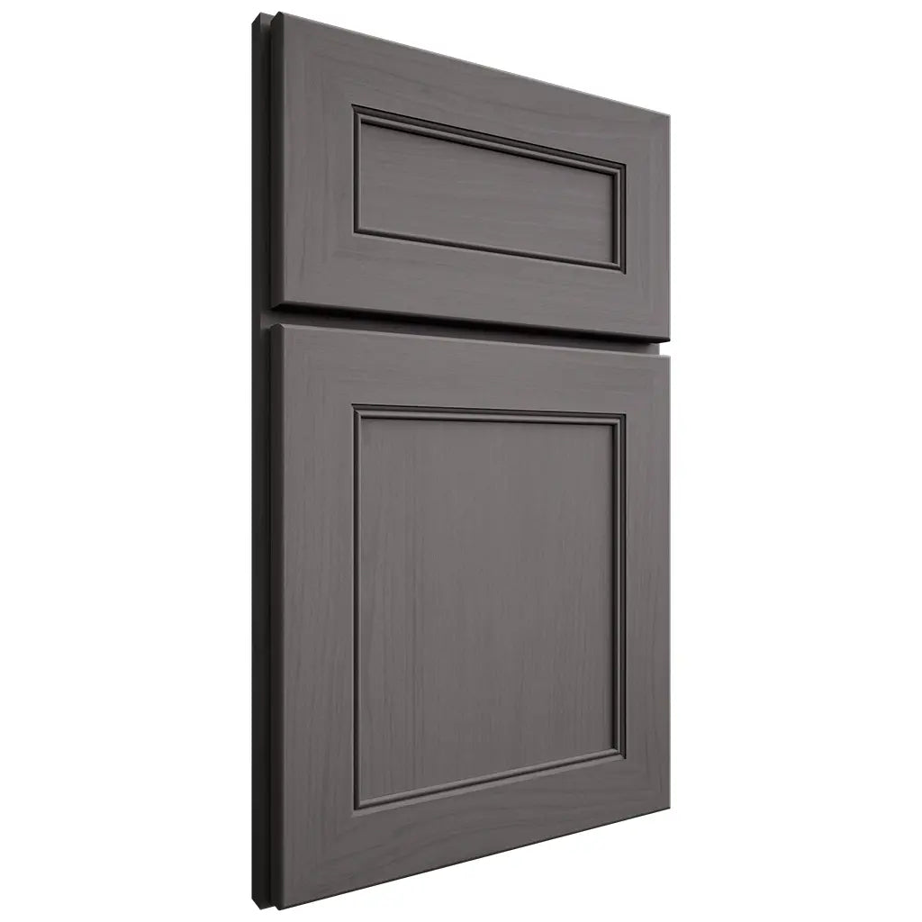 Shiloh Cabinetry Full Overlay Landes Walnut Plain Cut Cadet Door