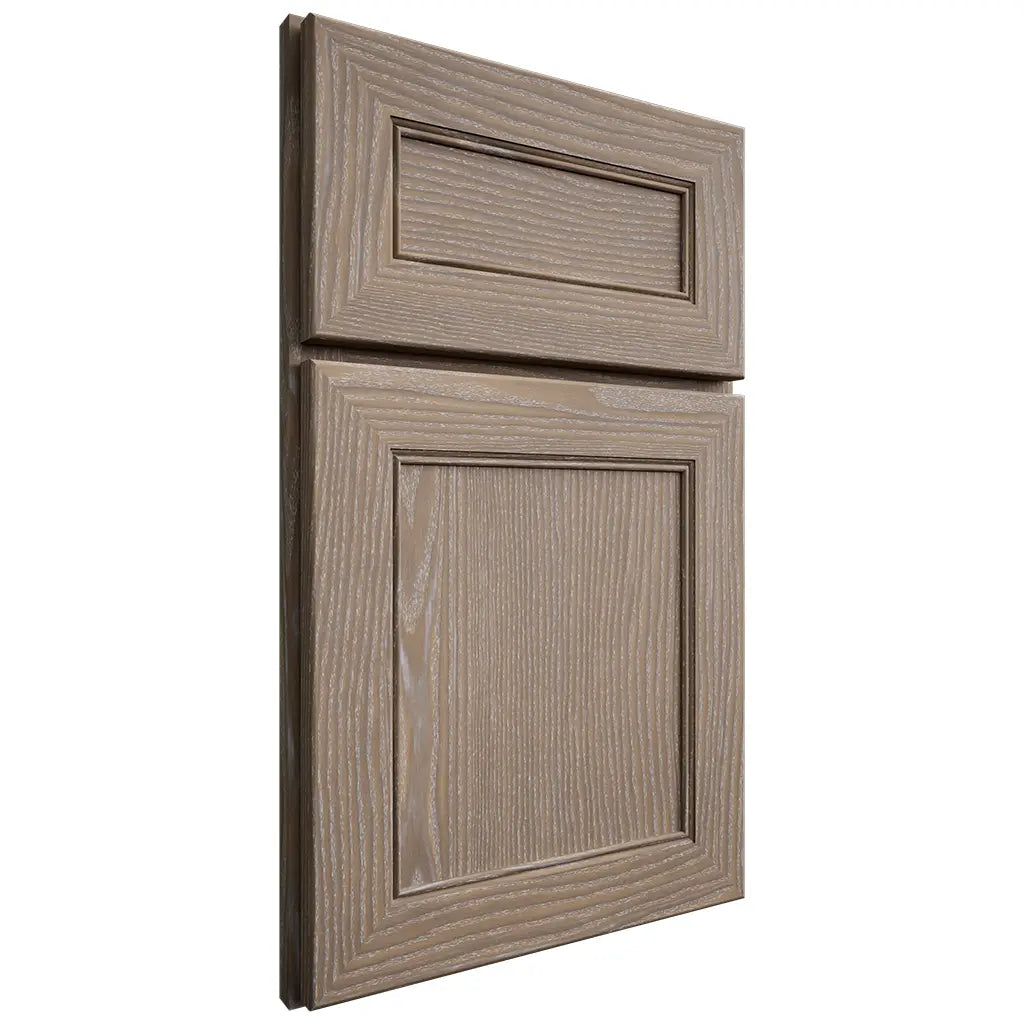 Shiloh Cabinetry Full Overlay Landes White Oak Plain Cut Almond Door