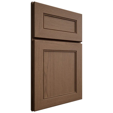 Shiloh Cabinetry Full Overlay Landes White Oak Plain Cut Autumn Door