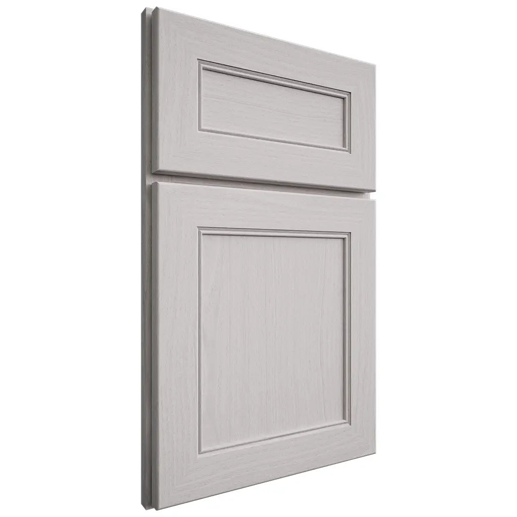 Shiloh Cabinetry Full Overlay Landes White Oak Plain Cut Cotton Door