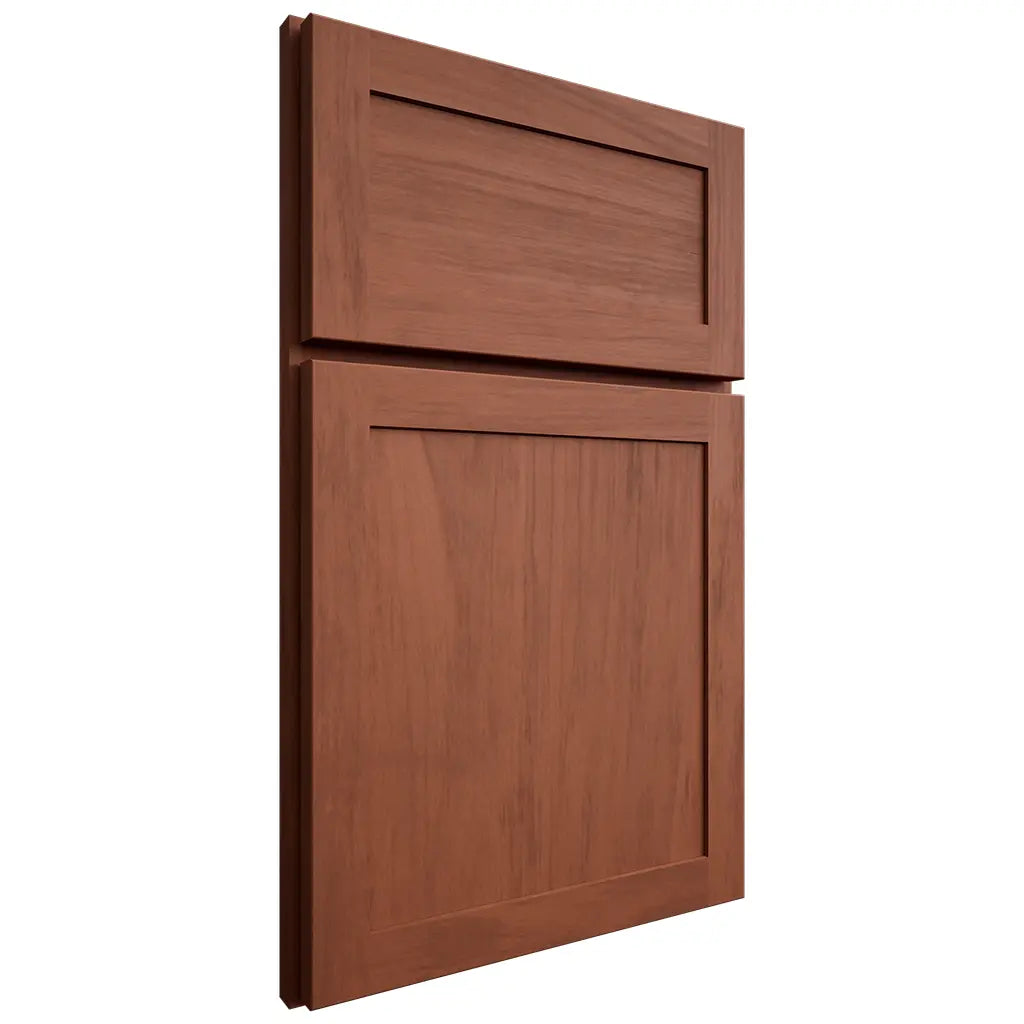 Shiloh Cabinetry Full Overlay Malibu Alder Plain Cut Sierra Door