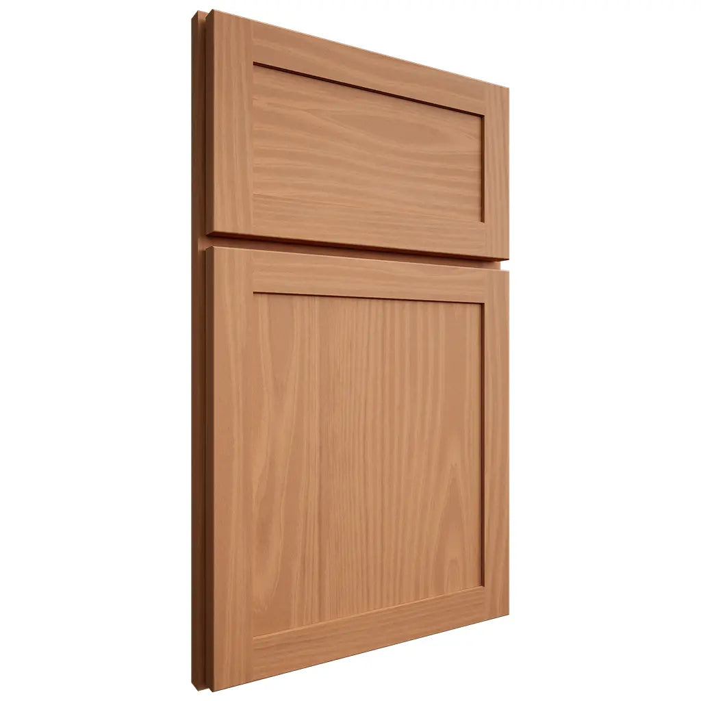 Shiloh Cabinetry Full Overlay Malibu Cherry Plain Cut Natural Door