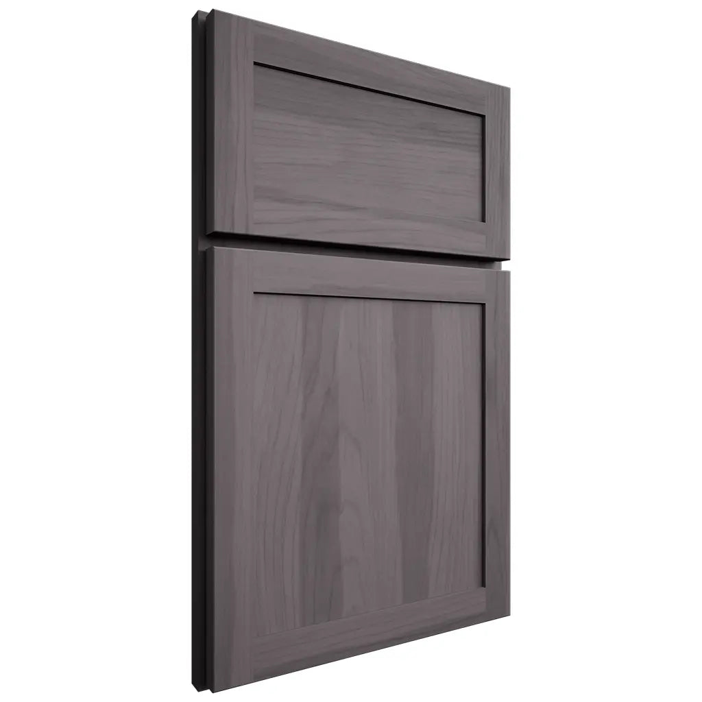 Shiloh Cabinetry Full Overlay Malibu Hickory Plain Cut Cadet Door