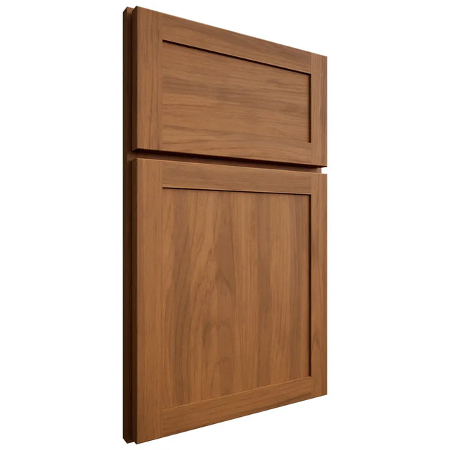 Shiloh Cabinetry Full Overlay Malibu Hickory Plain Cut Chestnut Door
