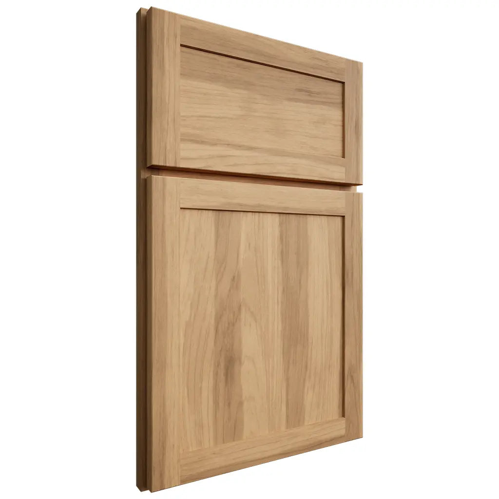 Shiloh Cabinetry Full Overlay Malibu Hickory Plain Cut Natural Door