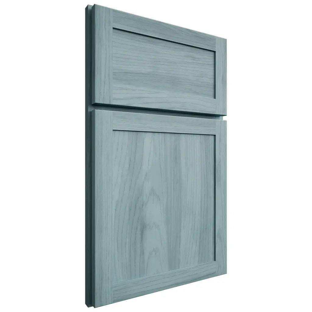 Shiloh Cabinetry Full Overlay Malibu Hickory Plain Cut Sky Door